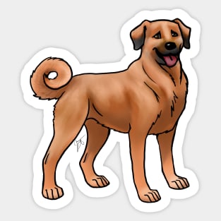 Dog - Anatolian Shepherd - Red Sticker